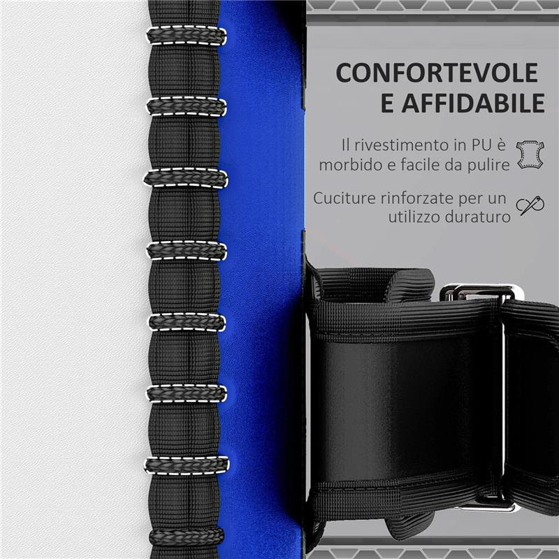 COLPITORE BOXE E MUAY THAI IMBOTTITO PER BRACCIO, IN PU E EPE, 38X20X18 CM, BLU