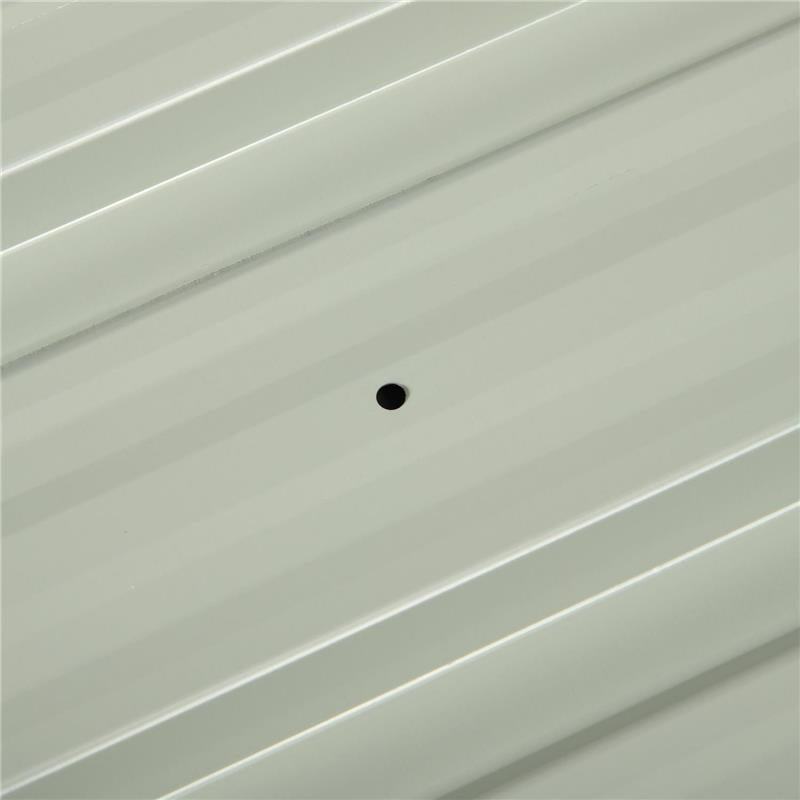 SET 12 PANNELLI DI RICAMBIO 129X45 CM PER CASETTE DA GIARDINO IN ACCIAIO ZINCATO GRIGIO SCURO