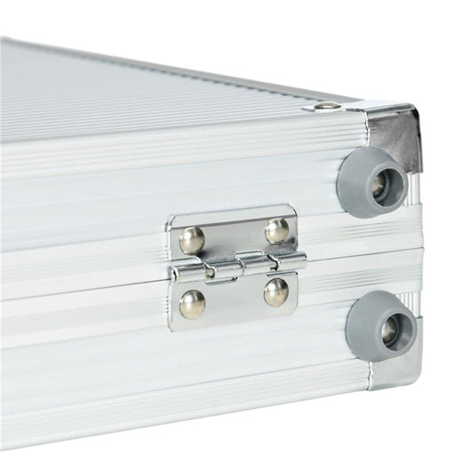 SET POKER PER 9-10 GIOCATORI CON 500 FICHES, 2 MAZZI DI CARTE E 5 DADI, IN ALLUMINIO E POLIESTERE