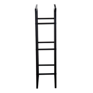 PORTA LEGNA PER CASA E GIARDINO IN FERRO NERO, 60X25X100CM