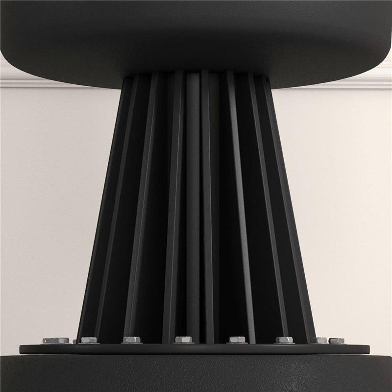 SACCO DA BOXE DA TERRA AUTOPORTANTE CON BERSAGLIO REGOLABILE, BASE RIEMPIBILE E VENTOSE, NERO