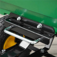 CARRELLO DA GIARDINO 75L IN ACCIAIO E PP CON VASCA RIBALTABILE E MANIGLIA, 109X52X94 CM, VERDE