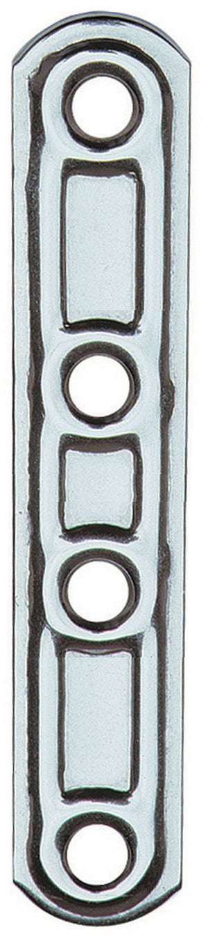 lastrina inox diritta a 4 fori art. 163in lunghezza mm. 60 cod:ferx.11516