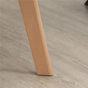 SET 2 SEDIE PER SALA DA PRANZO IMBOTTITE IN VELLUTO CON BRACCIOLI E GAMBE IN LEGNO, GRIGIO