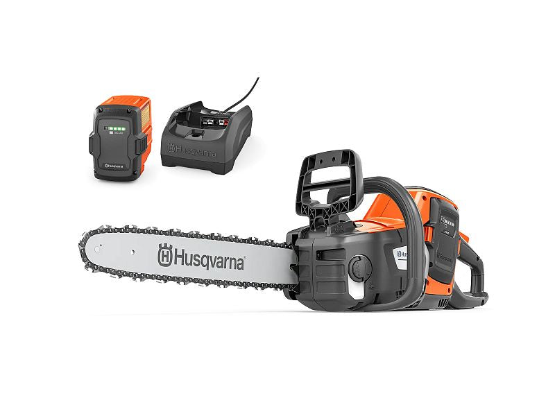 Motosega a batteria Husqvarna 240i 36V barra 35cm batteria e carica inclusi