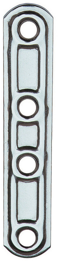 piastra diritta inox 4 fori art.163in 100 mm cod:ferx.11517