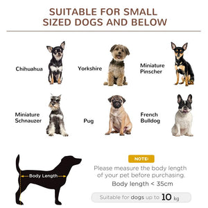 LETTINO PER CANI RIALZATO CON SEDUTA TRASPIRANTE, IN ACCIAIO E TESSUTO, 61X46X18 CM, NERO E CAFFÈ