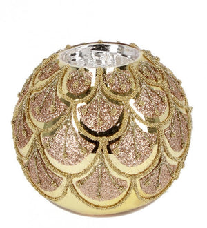 Portacandele Verticale Winslows Oro Diametro 100cm (6 Pezzi)