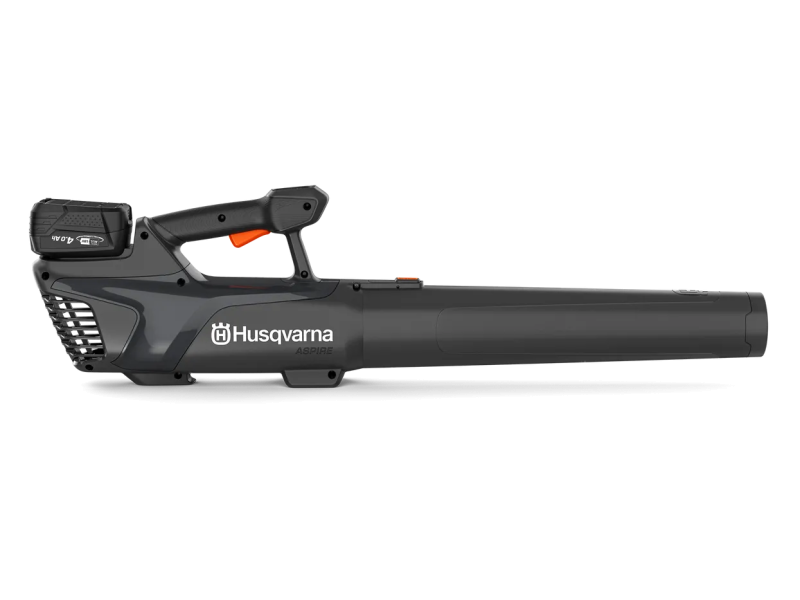 Soffiatore Husqvarna Aspire B8X-P4A con batteria 18V 4Ah e carica