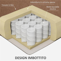 POLTRONA ALZAPERSONA MASSAGGIANTE A 8 PUNTI CON TELECOMANDO, IN TESSUTO EFFETTO LINO, 90X101X107 CM, CAFFÈ