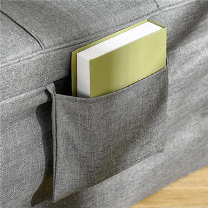 POUF LETTO PIEGHEVOLE MULTIUSO 4 IN 1 CON SCHIENALE RECLINABILE A 5 LIVELLI, GRIGIO