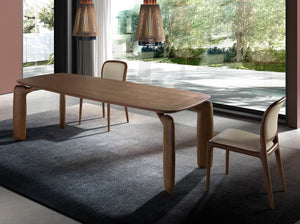 Tavolo da pranzo rettangolare in noce