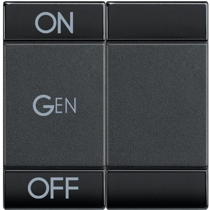 Living Light - Copritasto 2 moduli ON OFF GEN - L4911M2AFN