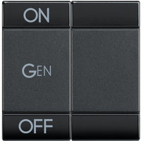 Living Light - Copritasto 2 moduli ON OFF GEN - L4911M2AFN