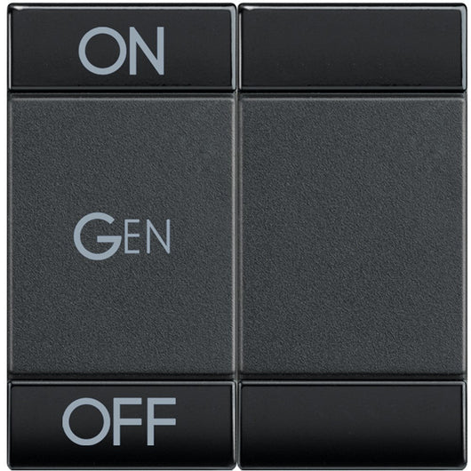Living Light - Copritasto 2 moduli ON OFF GEN - L4911M2AFN