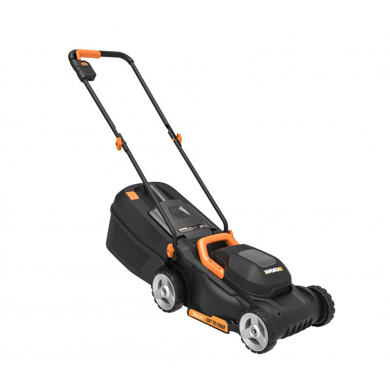 Rasaerba a Batteria 20V WG730E Brushless Taglio 30 cm per Giardini fino a 200 m² con Cesto 30L - Worx