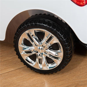 MACCHININA PER BAMBINI CAVALCABILE CON VOLANTE, FARI E MUSICHE, ETÓ 18-36 MESI, BIANCO