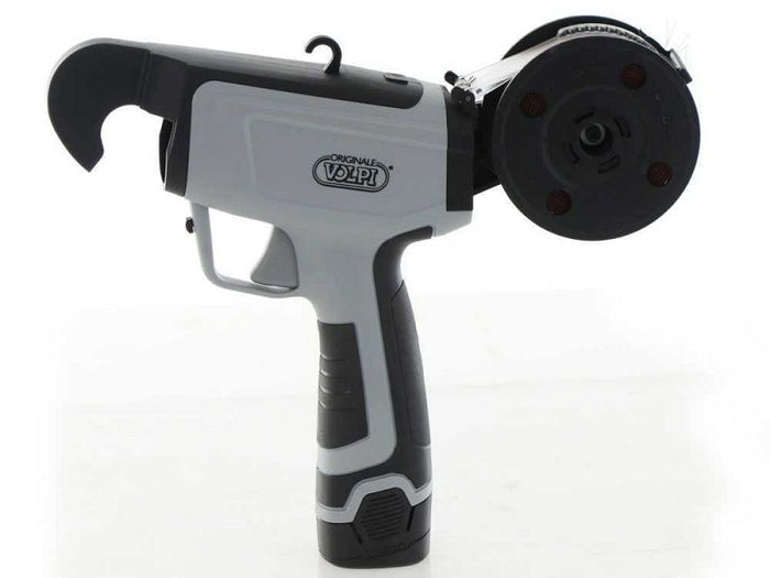 Legatrice elettronica Volpi KV5 con 2 bobine da 90mt 2 batterie 14,4V 2 Ah e carica