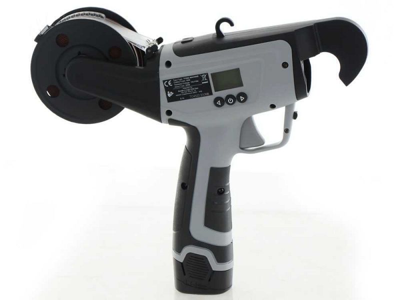 Legatrice elettronica Volpi KV5 con 2 bobine da 90mt 2 batterie 14,4V 2 Ah e carica