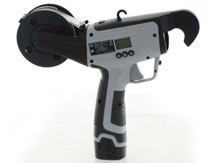 Legatrice elettronica Volpi KV5 con 2 bobine da 90mt 2 batterie 14,4V 2 Ah e carica