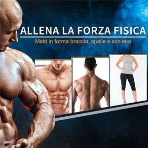 SET 2 MANUBRI ESAGONALI DA 10KG IN METALLO E GOMMA PER WORKOUT IN PALESTRA, CASA E UFFICIO, NERO