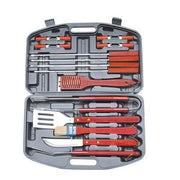 VALIGETTA CON ACCESSORI PER BARBECUE CON 18 PEZZI