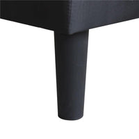 DIVANO LETTO ALVIN IN TESSUTO DI COLORE GRIGIO