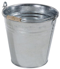 SECCHIO IN ZINCO RINFORZATO CON IMPUGNATURA IN LEGNO 12 LT
