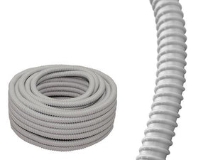 GUAINA VINILICA FLESSIBILE GRIGIA PER ESTERNO D16 ROTOLO DA 10 MT