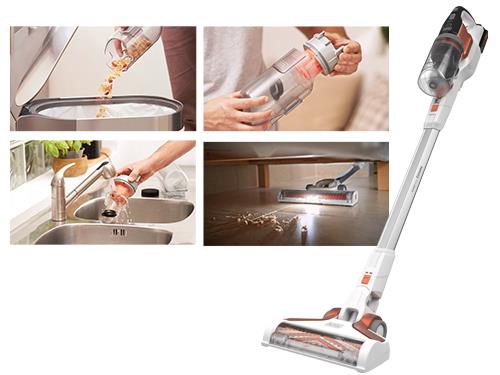 SCOPA RICARICABILE BLACK & DECKER SENZA FILO DA 18 V 45 WH