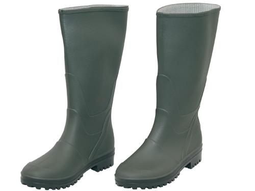 STIVALI IN PVC FINO AL GINOCCHIO DI COLORE VERDE TAGLIA 38