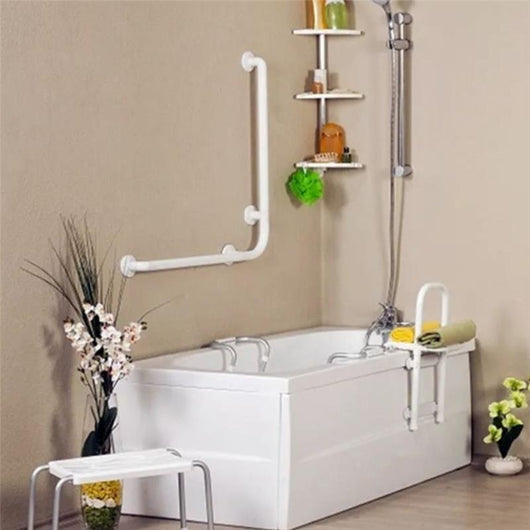 CORRIMANO ANGOLARE DI SICUREZZA 78 X 55.5 CM PER DISABILI