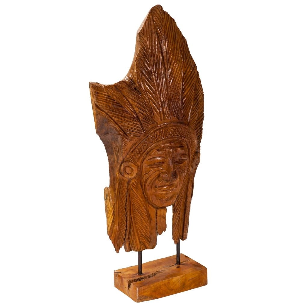Figura indiano 30x13x60h cm