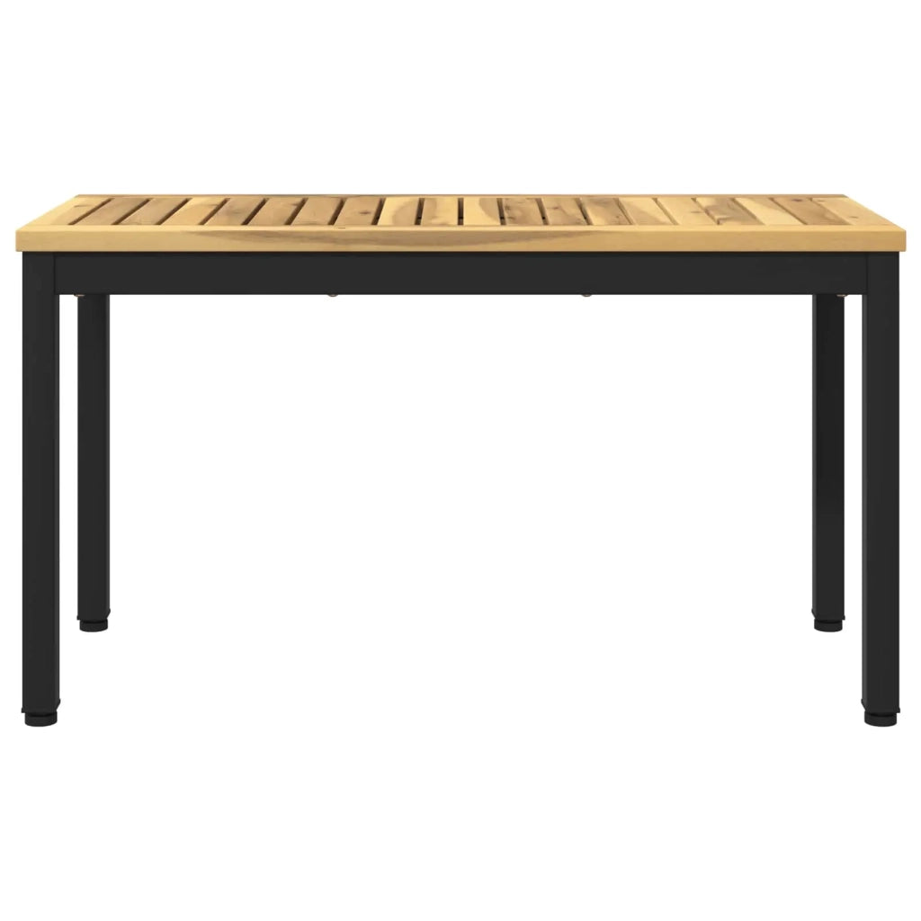 Panchina da giardino 80,5 x 35 x 45 cm Legno di Acacia Massello 901746