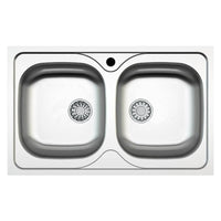 LAVELLO 86X50 2 VASCHE SA322