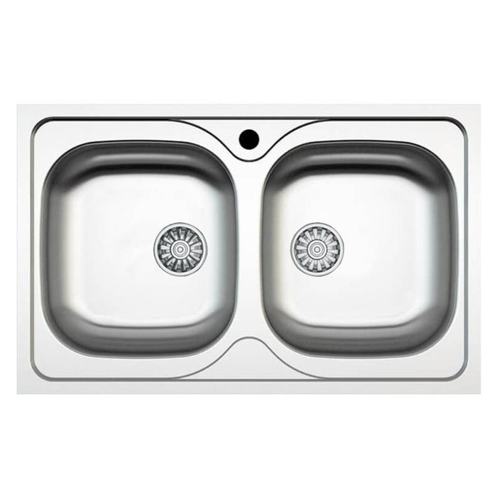 LAVELLO 86X50 2 VASCHE SA322