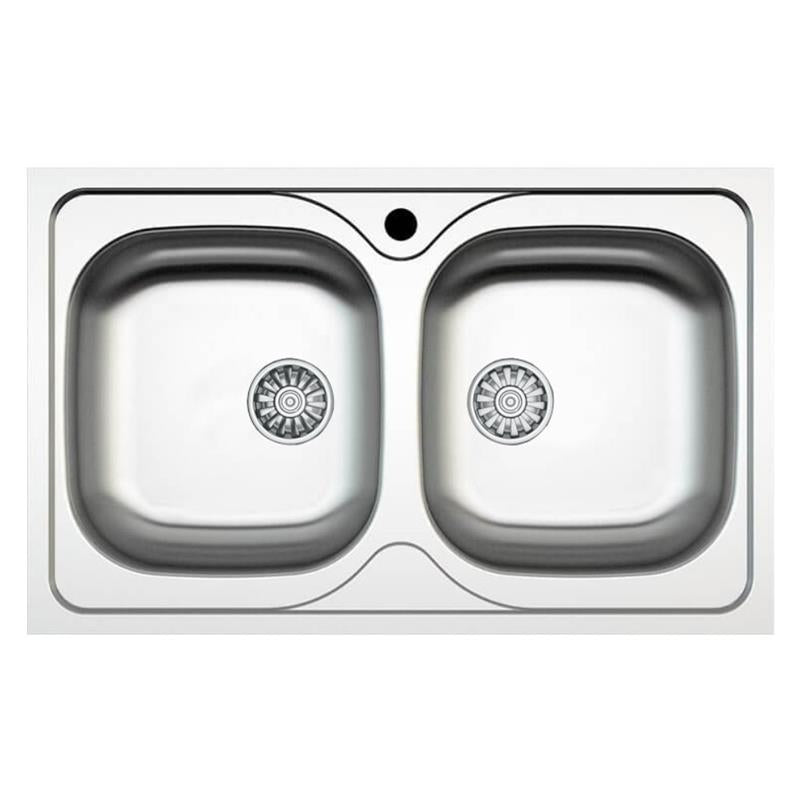 LAVELLO 86X50 2 VASCHE SA322