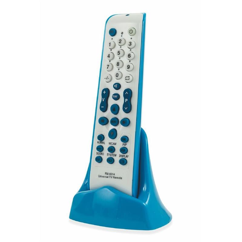 TELECOMANDO TV UNIVERSALE CON BASE E INDICATORE LUMINOSO