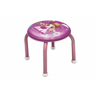 SGABELLO BIMBO CON SEDUTA IMBOTTITA 27X25,5 CM FANTASIE ASSORTITE