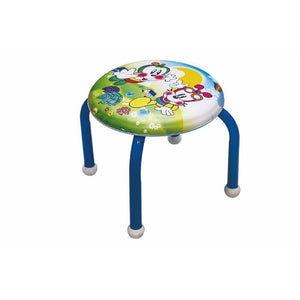 SGABELLO BIMBO CON SEDUTA IMBOTTITA 27X25,5 CM FANTASIE ASSORTITE