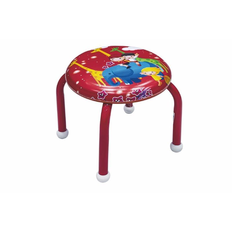 SGABELLO BIMBO CON SEDUTA IMBOTTITA 27X25,5 CM FANTASIE ASSORTITE