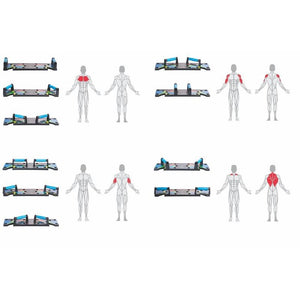 FITLOVER PUSH-UP TAVOLA PER FLESSIONI MULTIFUNZIONE 10 IN 1