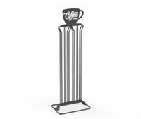 PORTACIALDE IN METALLO 16X10X40CM IN COLORE ANTRACITE