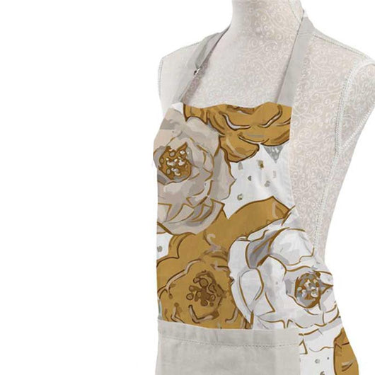 GREMBIULE DA CUCINA IN TESSUTO 60X80 CM ROSE