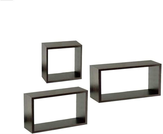 SET 3 PENSILI QUADRATI IN LEGNO IN TRE MISURE CON FINITURA WENGÈ