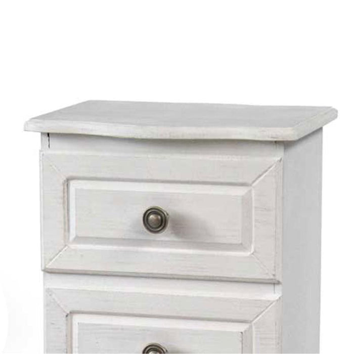PERLA CASSETTIERA A 6 CASSETTI 29 X 23 X 95 CM COLORE BIANCO