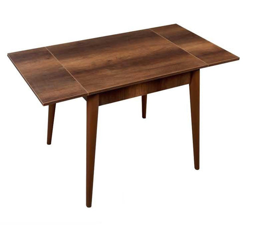 TAVOLO ALLUNGABILE IN LEGNO AD EFFETTO LEGNO 70X 80 X 75 CM COLORE NOCE