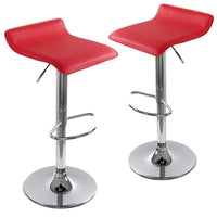 SGABELLO PARIGI CON SEDUTA IMBOTTITA 33 X 87-105 CM COLORE ROSSO