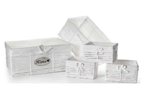 SET 5 CESTE IN TESUTO 44/39/22 CM DI COLORE BIANCO OKX