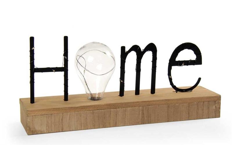 HOME LAMPADA DECORATIVA A LED 34X7X15 CM